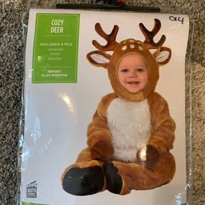 12-24 months Cozy Deer Costume